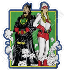 Bluntman and Chronic Funny Decal Sticker