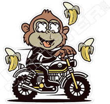 Honda Monkey Bananas Motorcycle Decal Sticker