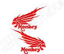 Honda Monkey Nitro Logo  Motorcycle Decal Sticker