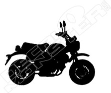 Honda Monkey Silhouette Motorcycle Decal Sticker
