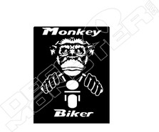 Honda Monkey Biker Life Motorcycle Decal Sticker
