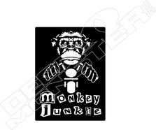 Honda Monkey Junkie Motorcycle Decal Sticker