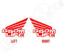 Honda Grom Life Wings Motorcycle Decal Sticker