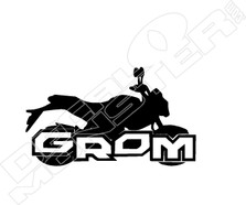 Honda Grom Silhouette Motorcycle Decal Sticker