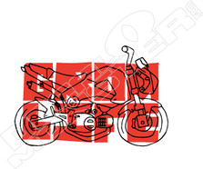 Honda Grom Life4 Motorcycle Decal Sticker