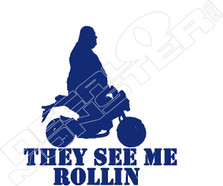 Honda Grom They See Me Rollin Motorcycle Decal Sticker