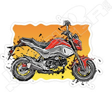 Honda Grom Explosion Motorcycle Decal Sticker