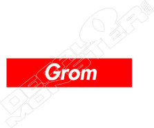 Honda Grom Supreme Edition Motorcycle Decal Sticker
