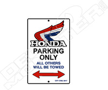 Honda Trials Sign Motorcycle Decal Sticker