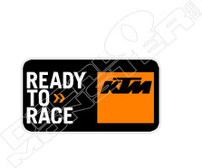 KTM Ready to Race2 Motorcycle Decal Sticker