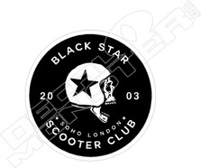 Scooter Club Motorcycle Decal Sticker