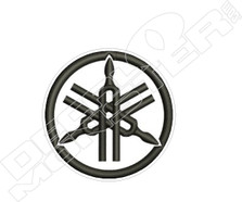 Yamaha Logo Embroidered Motorcycle Decal Sticker
