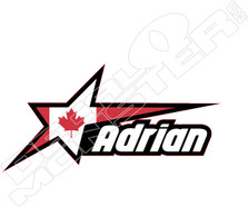 MX Star Decal Canada Motorcycle Decal Sticker