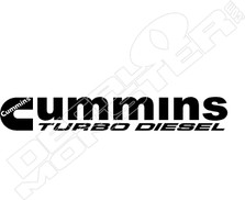 Cummins Turbo Diesel Decal Sticker