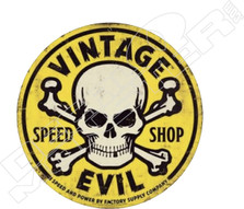 Vintage Evil Decal Sticker