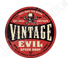 Vintage Evil2 Decal Sticker
