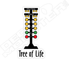 Drag Race Tree of Life Funny Decal Sticker