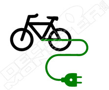 E-Bike Plug In Decal Sticker