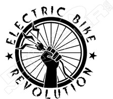 E-bike Revolution Bicycle Decal Sticker