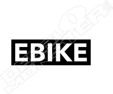 EBIKE Supreme Style Bikes Decal Sticker