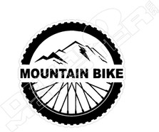 Mountain Bike Wheel Decal Sticker