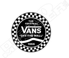 Vans Shoes Vintage Art Decal Sticker