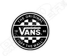 Vans Shoes The Origional Art Decal Sticker