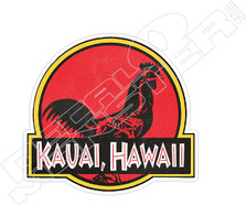 Kauai Hawaii Rooster Decal Sticker
