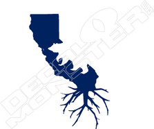 California Roots Decal Sticker
