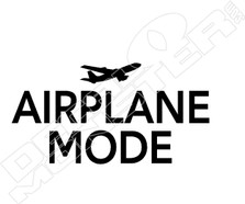 Airplane Mode Travel Decal Sticker