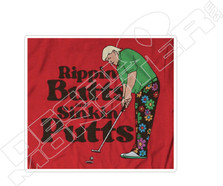 Rippin Butts and Sinkin Putts Golf Decal Sticker