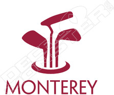 Monterey Golf Decal Sticker