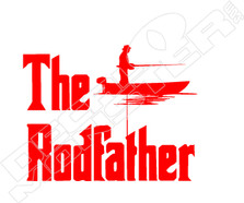 The Rodfather Fishing Decal Sticker