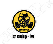 I Survived Covid 19 Decal Sticker