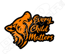 Every Child Matters Wolf Decal Sticker