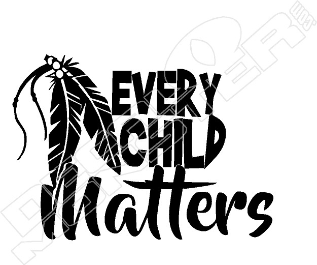 Every Child Matters Feathers Decal Sticker - DecalMonster.com