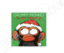 Grumpy Monkey Oh No Xmas Decal Sticker