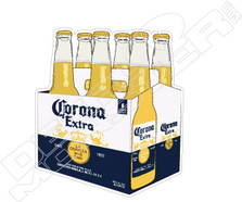 Corona Beer Bottle Case Decal Sticker