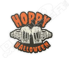 Hoppy Halloween Beer Decal Sticker