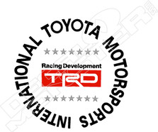 TRD Toyota Motorsports International Decal Sticker