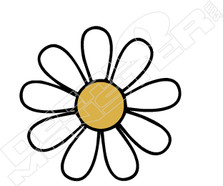 Daisy Flower Decal Sticker