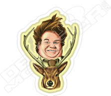 Chris Farley Trophy Deer Decal Sticker