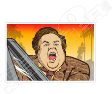 Chris Farley Scream Art Decal Sticker