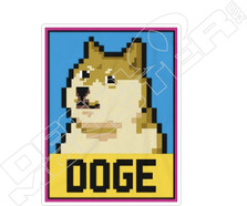 Doge Coin Dog Funny Decal Sticker