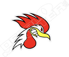 Mad Rooster Decal Sticker