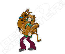 Scooby Doo and Shaggy Cartoon Decal Sticker