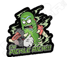 Im Pickle Rick and Morty Cartoon Decal Sticker