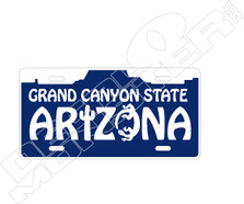 Copy of Grand Canyon State Arizona Plate Decal Sticker