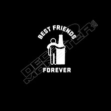 Best Beer Friends Forever Decal Sticker
