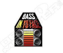 TR-808 Bass In Yo Face Roland Legend Rhythm Composer Decal Sticker